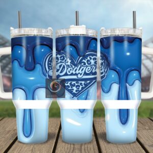 Los Angeles Dodgers MLB Custom Stanley Cup 40 oz 30 oz Tumbler With Handle