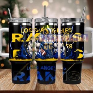 Los Angeles Rams Custom Stanley Cup 40 oz 30 oz Tumbler With Handle