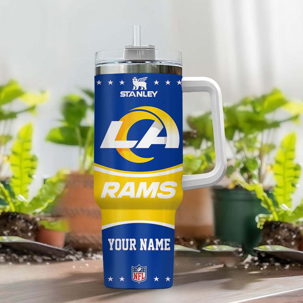 Los Angeles Rams NFL Custom Stanley Cup 40 oz 30 oz Tumbler With Handle