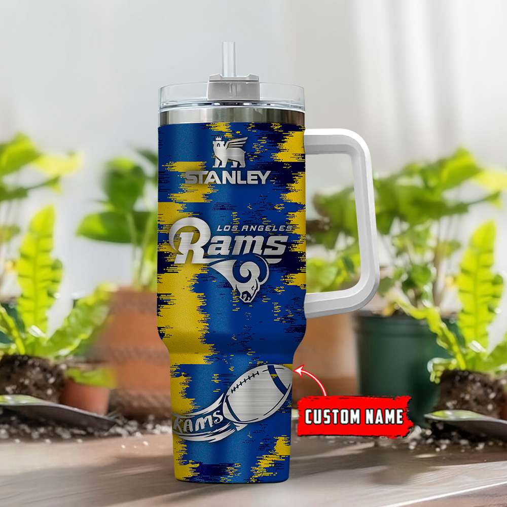 Los Angeles Rams NFL Custom Stanley Cup 40 oz 30 oz Tumbler With Handle