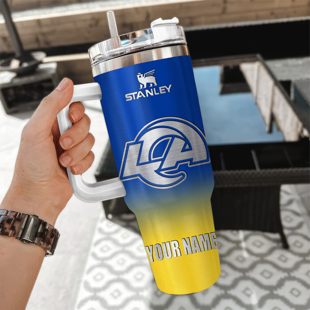 Los Angeles Rams NFL Custom Stanley Cup 40 oz 30 oz Tumbler With Handle