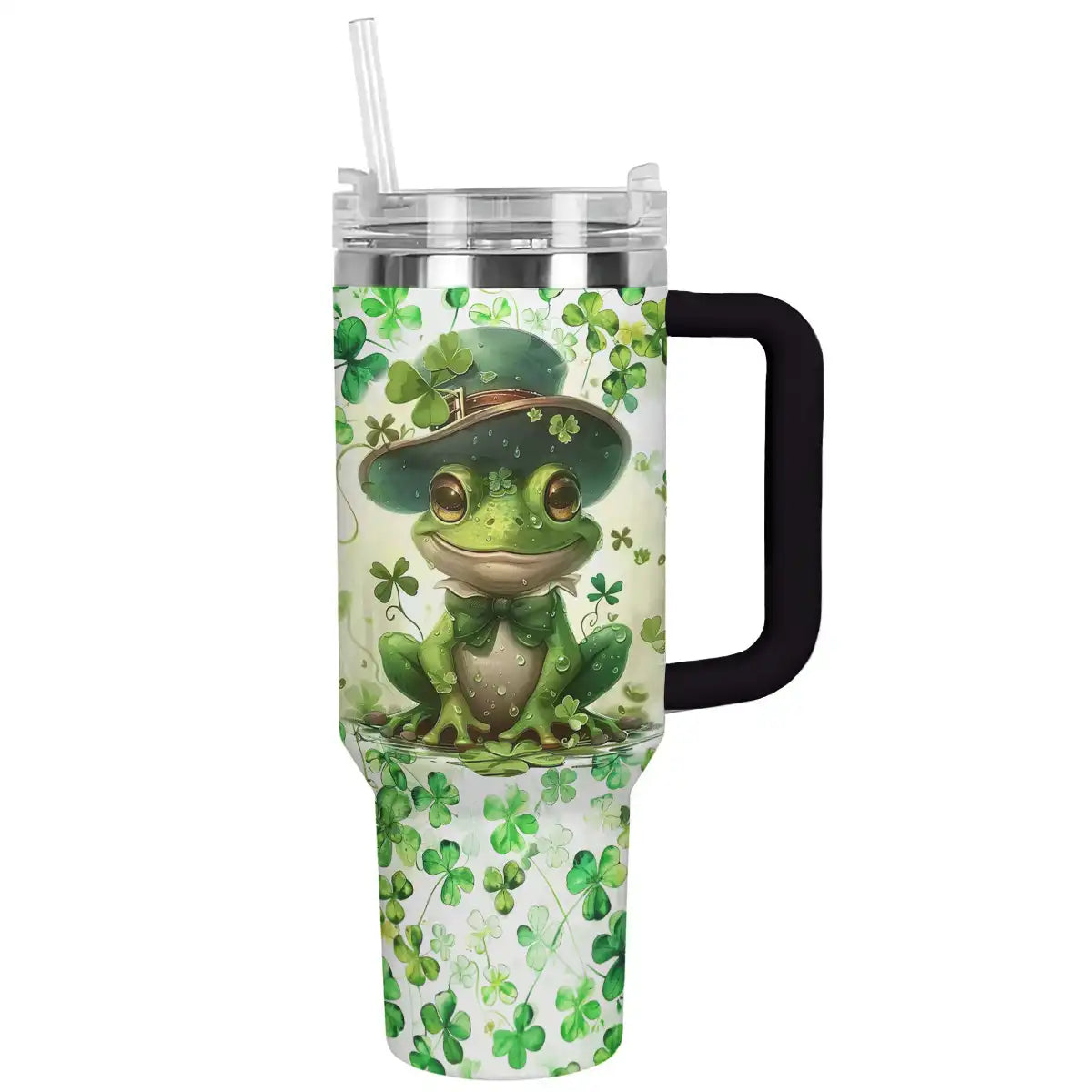 Lucky Frog Custom Stanley Cup 40 oz 30 oz Tumbler With Handle