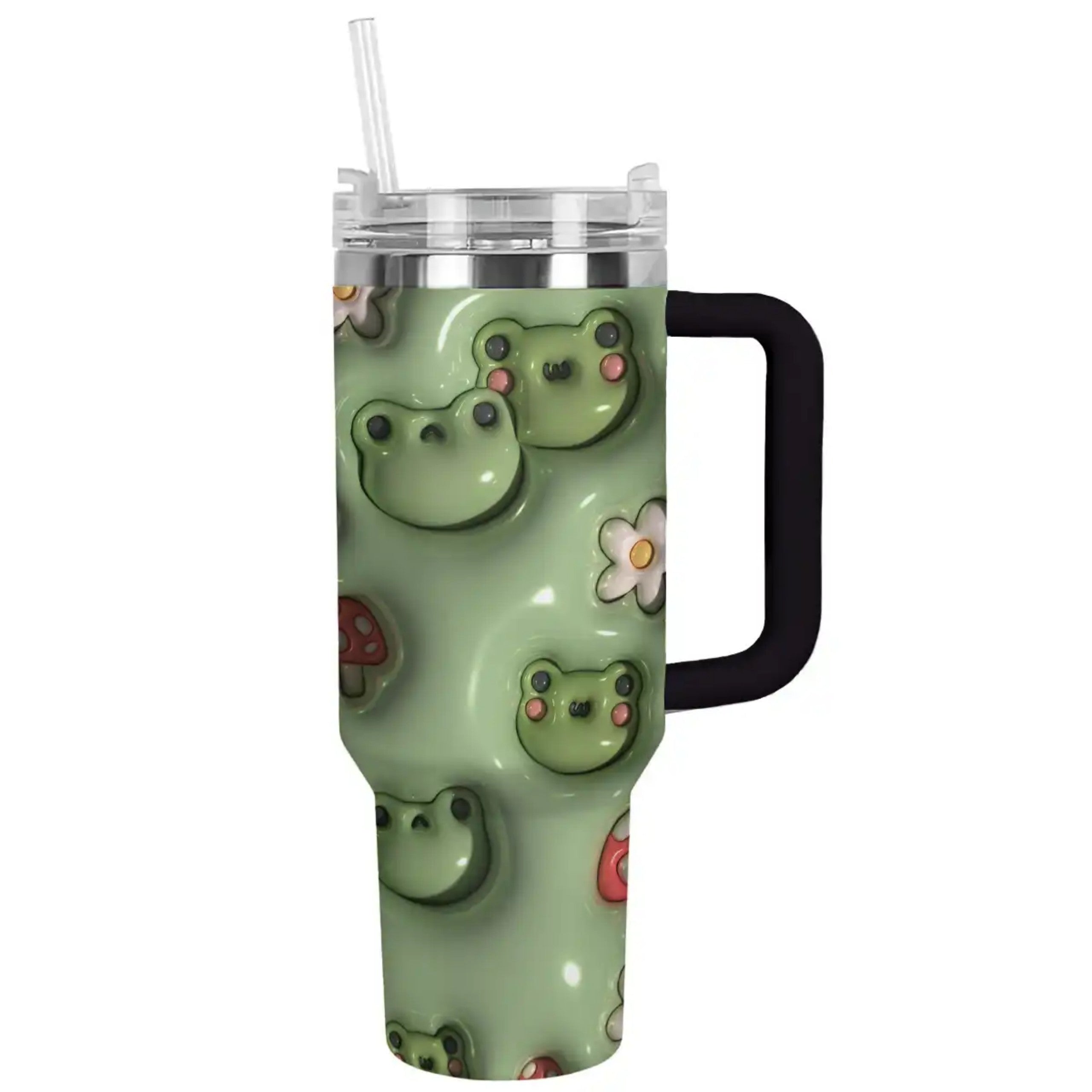 Lucky Frog Custom Stanley Cup 40 oz 30 oz Tumbler With Handle