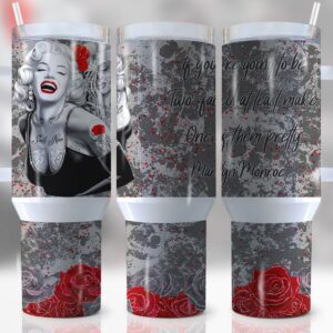 Marilyn Monroe Custom Stanley Cup 40 oz 30 oz Tumbler With Handle