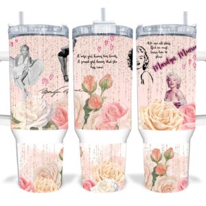 Marilyn Monroe Custom Stanley Cup 40 oz 30 oz Tumbler With Handle