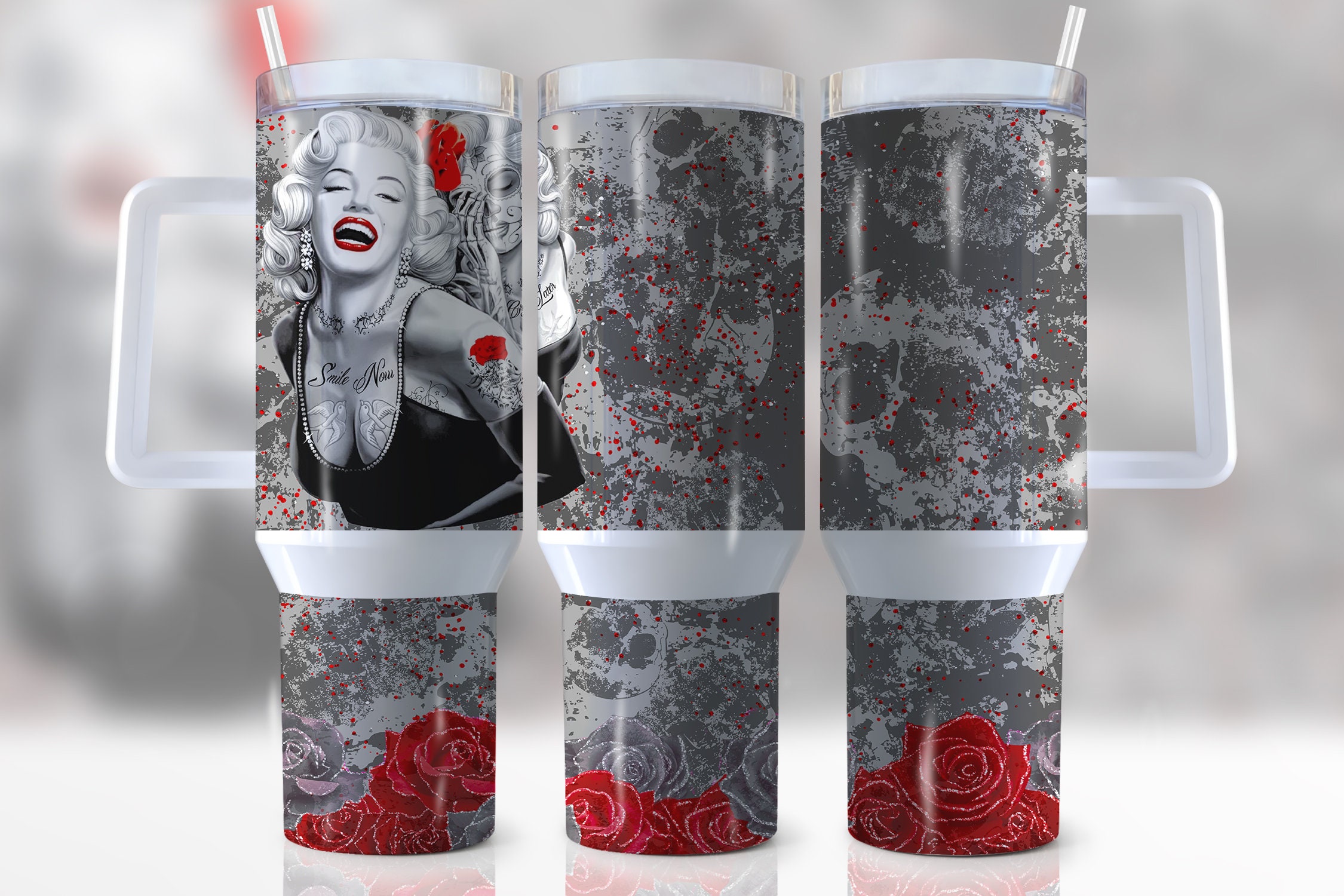 Marilyn Monroe Custom Stanley Cup 40 oz 30 oz Tumbler With Handle