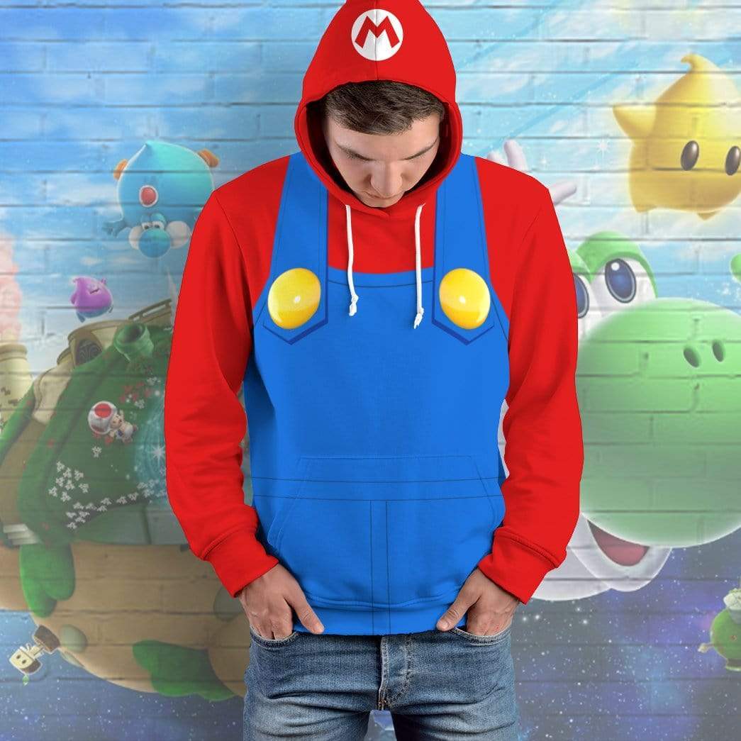 Mario Costume Hoodie Sweatshirt T-Shirt Sweatpants Tracksuit - Stormmerch Exclusive