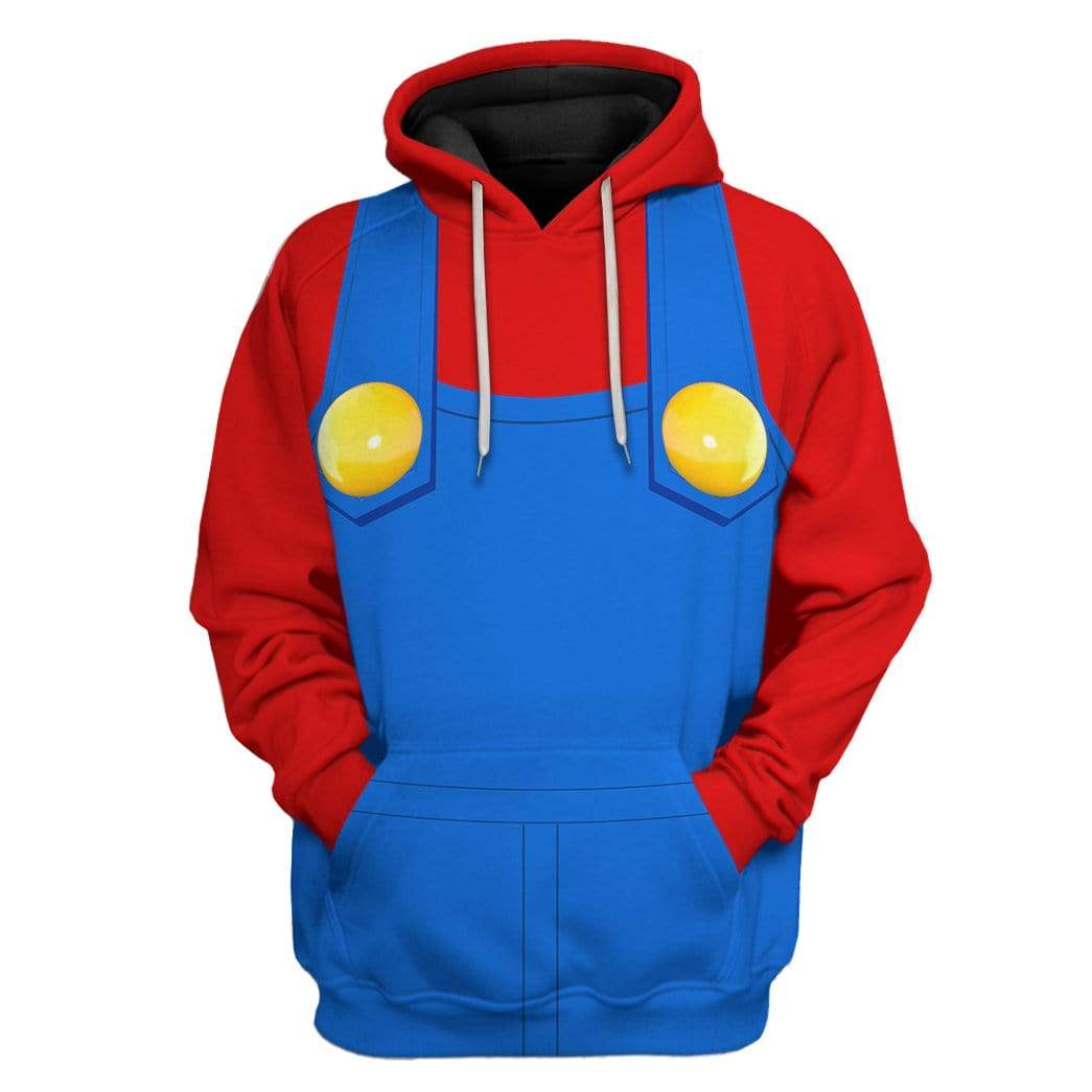 Mario Costume Hoodie Sweatshirt T-Shirt Sweatpants Tracksuit - Stormmerch Exclusive