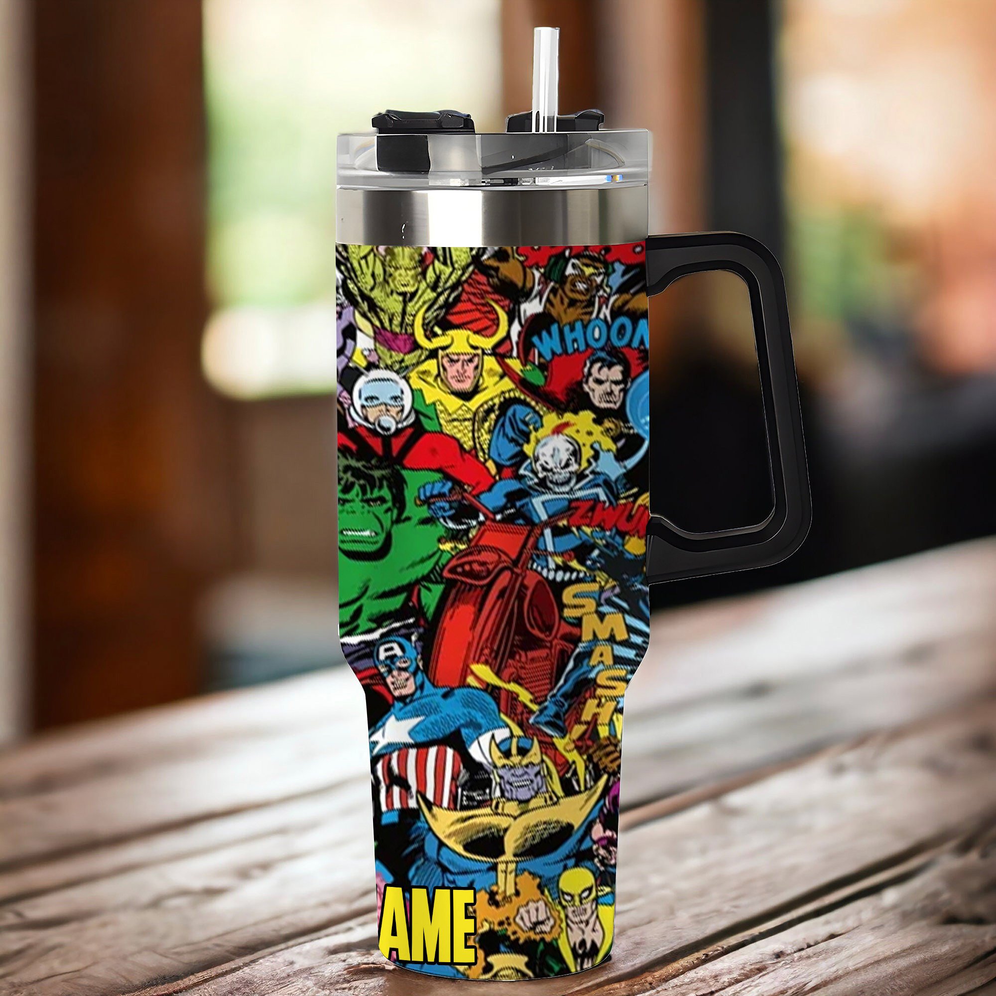 Marvel avengers Movies Custom Stanley Cup 40 oz 30 oz Tumbler With Handle