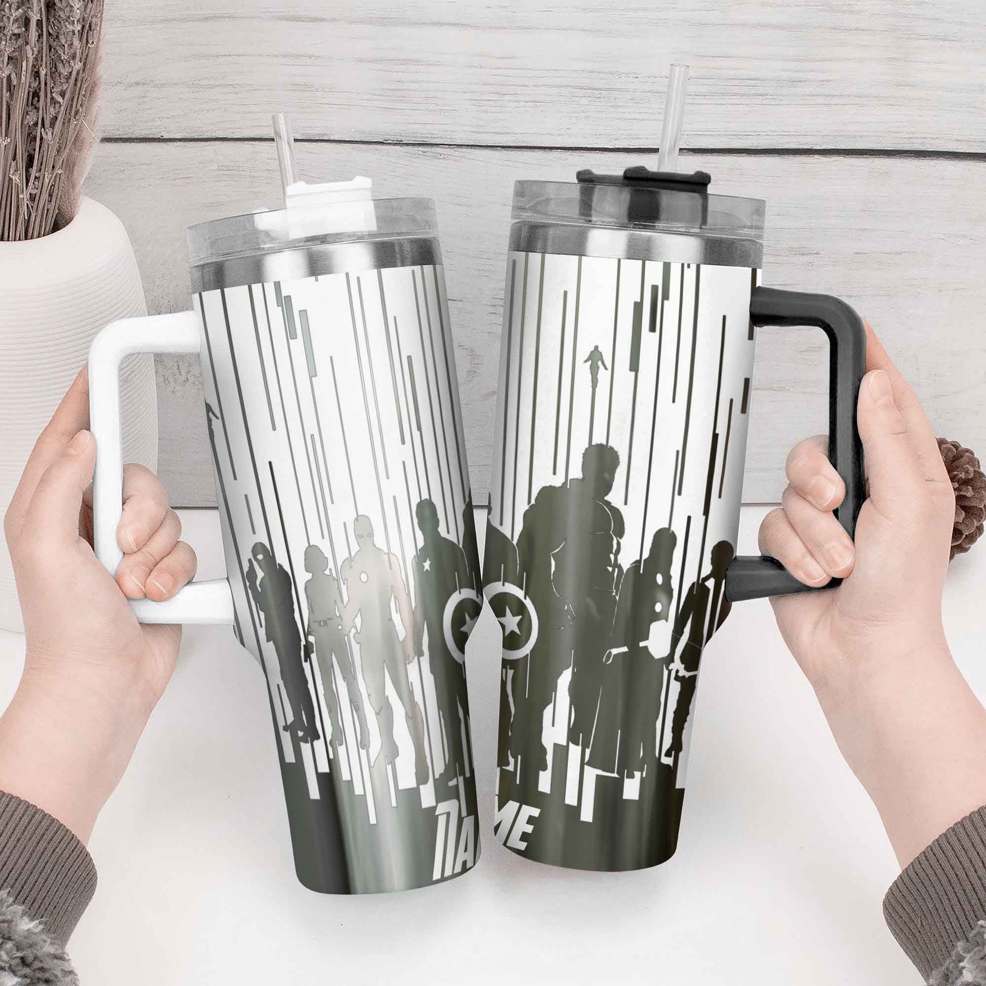 Marvel avengers Movies Custom Stanley Cup 40 oz 30 oz Tumbler With Handle