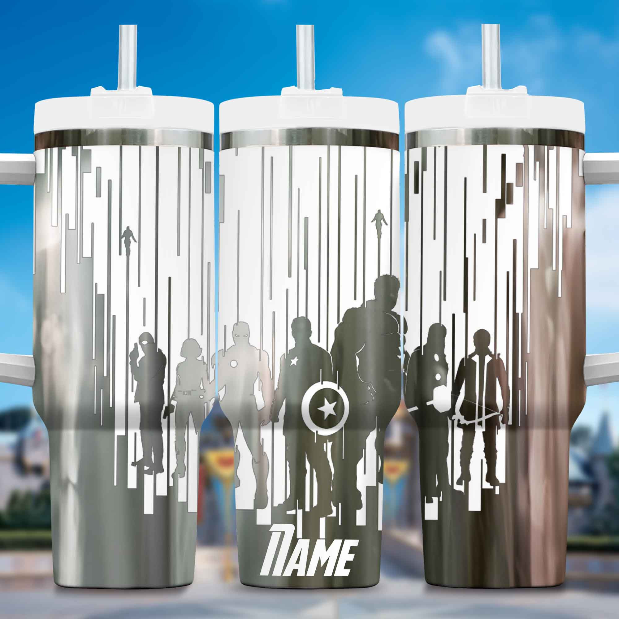 Marvel avengers Movies Custom Stanley Cup 40 oz 30 oz Tumbler With Handle