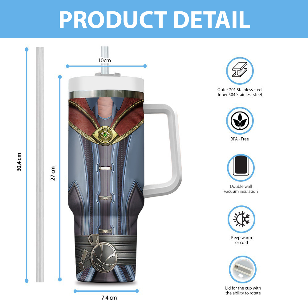 Marvel Dr Strange Movies Custom Stanley Cup 40 oz 30 oz Tumbler With Handle