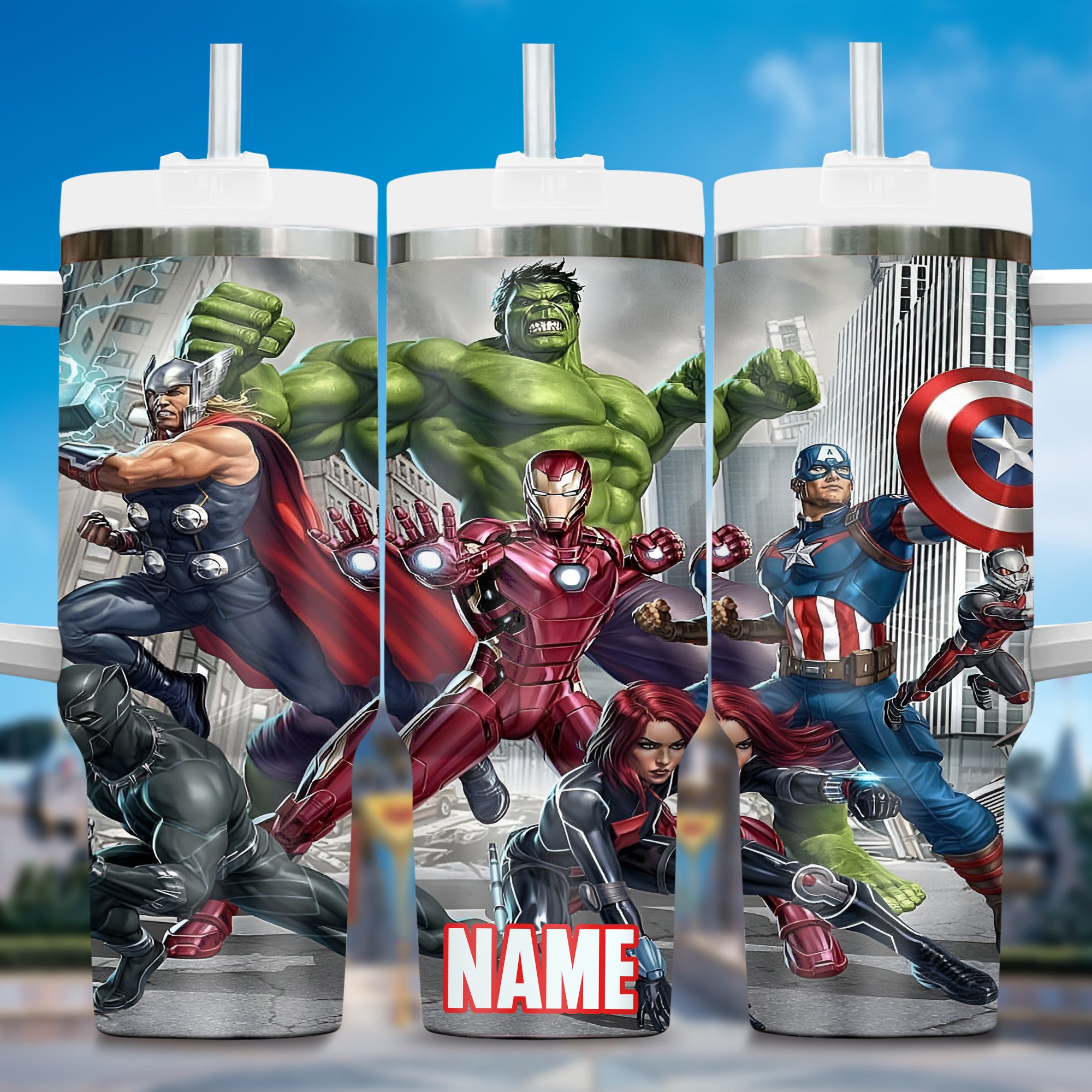 Marvel Heroes Movies Custom Stanley Cup 40 oz 30 oz Tumbler With Handle