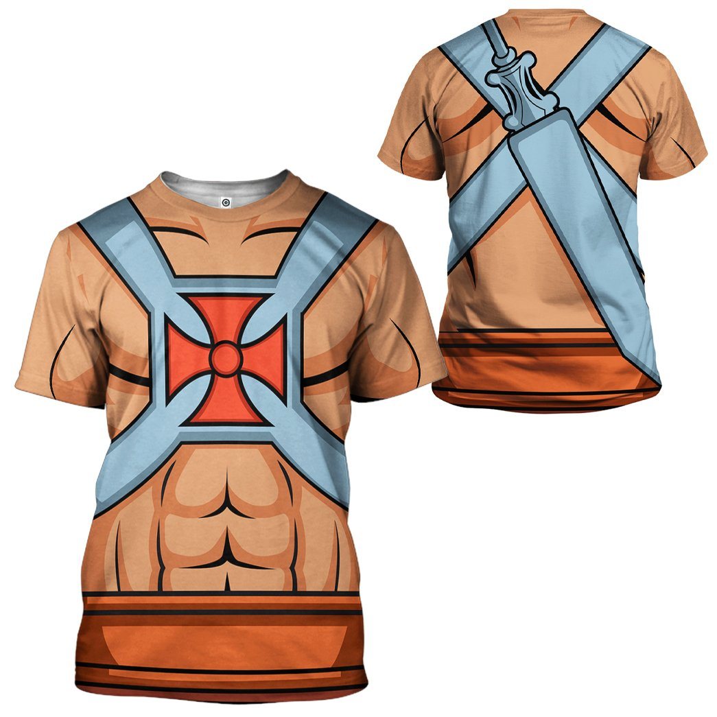 Master Of The Universe He Man Costume Hoodie Sweatshirt T-Shirt Sweatpants Tracksuit - Stormmerch Exclusive
