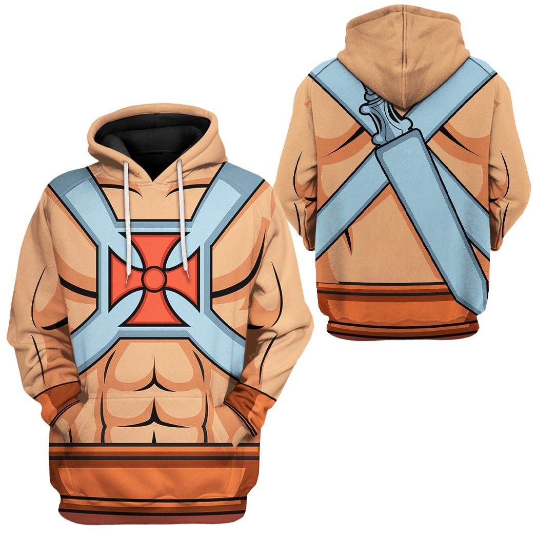 Master Of The Universe He Man Costume Hoodie Sweatshirt T-Shirt Sweatpants Tracksuit - Stormmerch Exclusive
