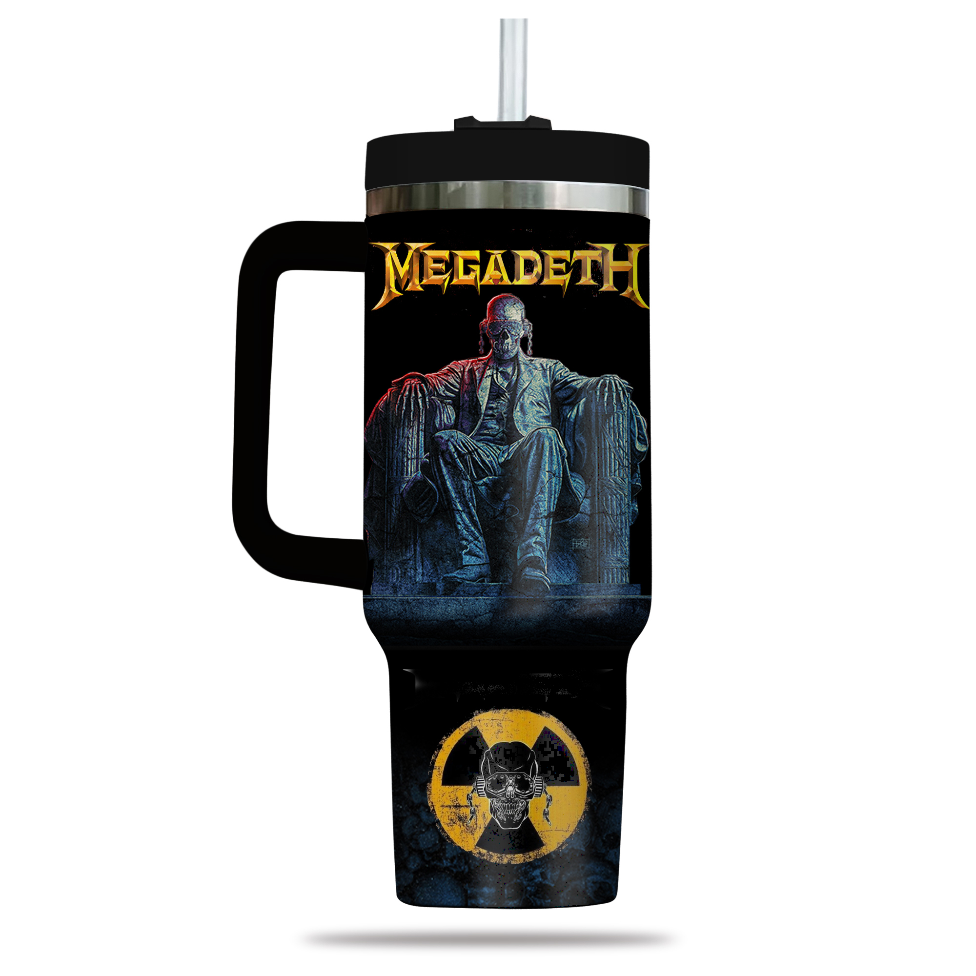 Megadeth Music Custom Stanley Cup 40 oz 30 oz Tumbler With Handle