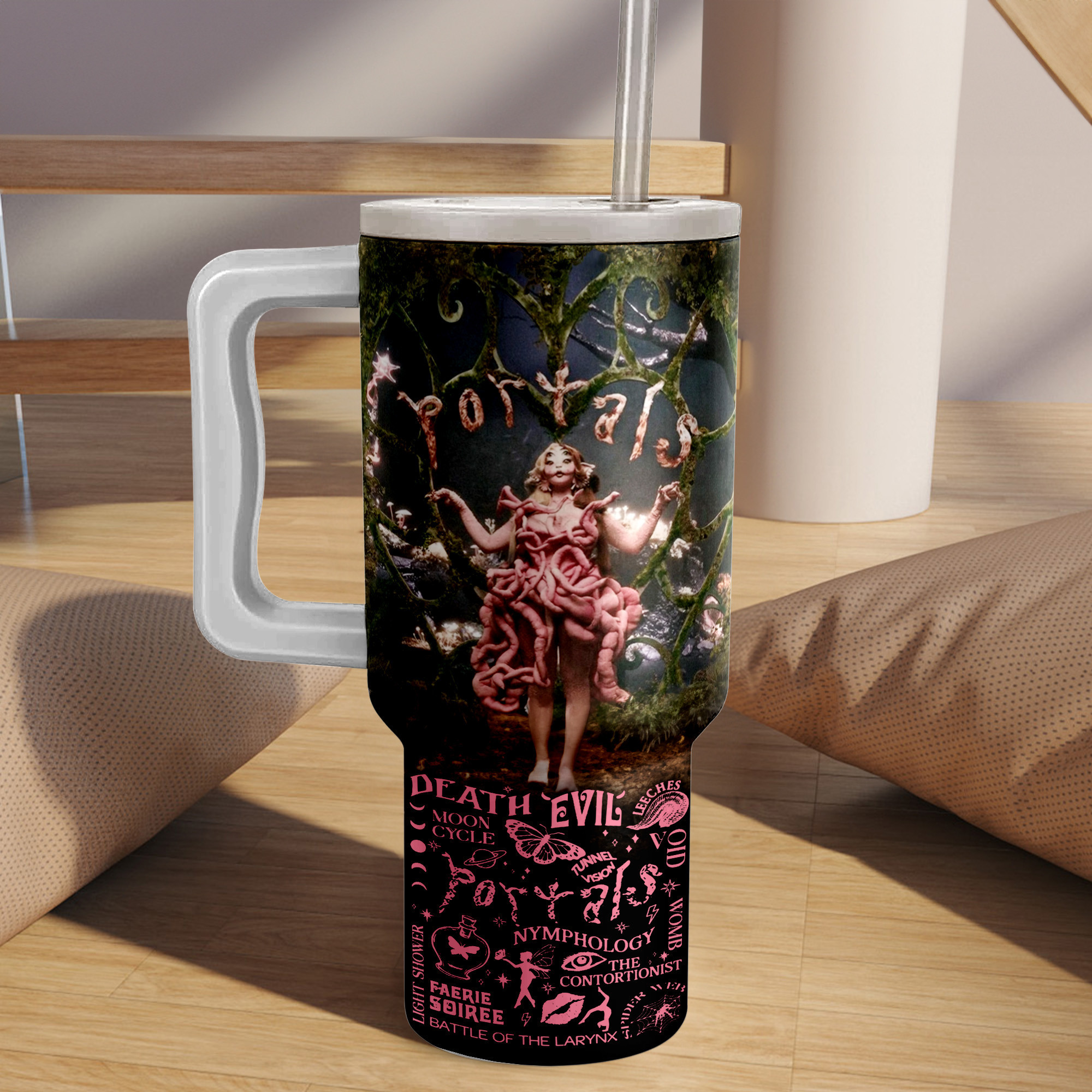 Melanie Martinez Portals Music Custom Stanley Cup 40 oz 30 oz Tumbler With Handle
