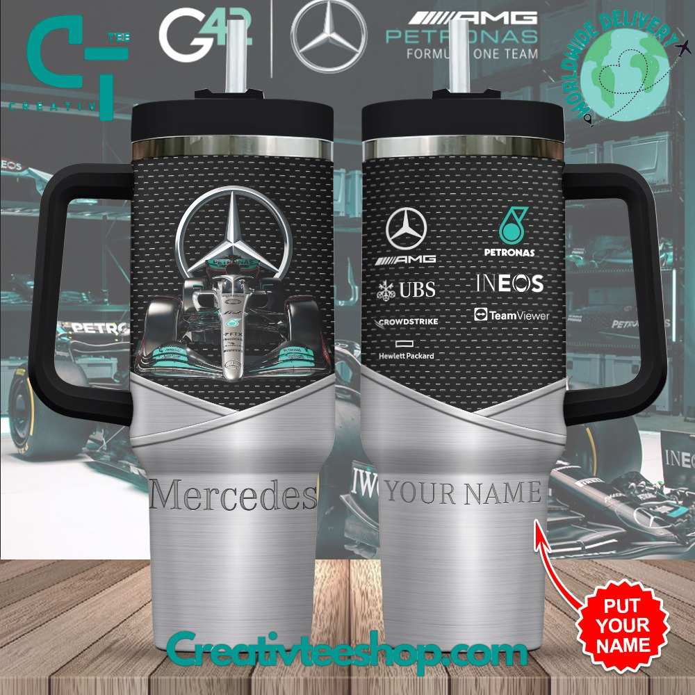 Mercedes Car Custom Stanley Cup 40 oz 30 oz Tumbler With Handle