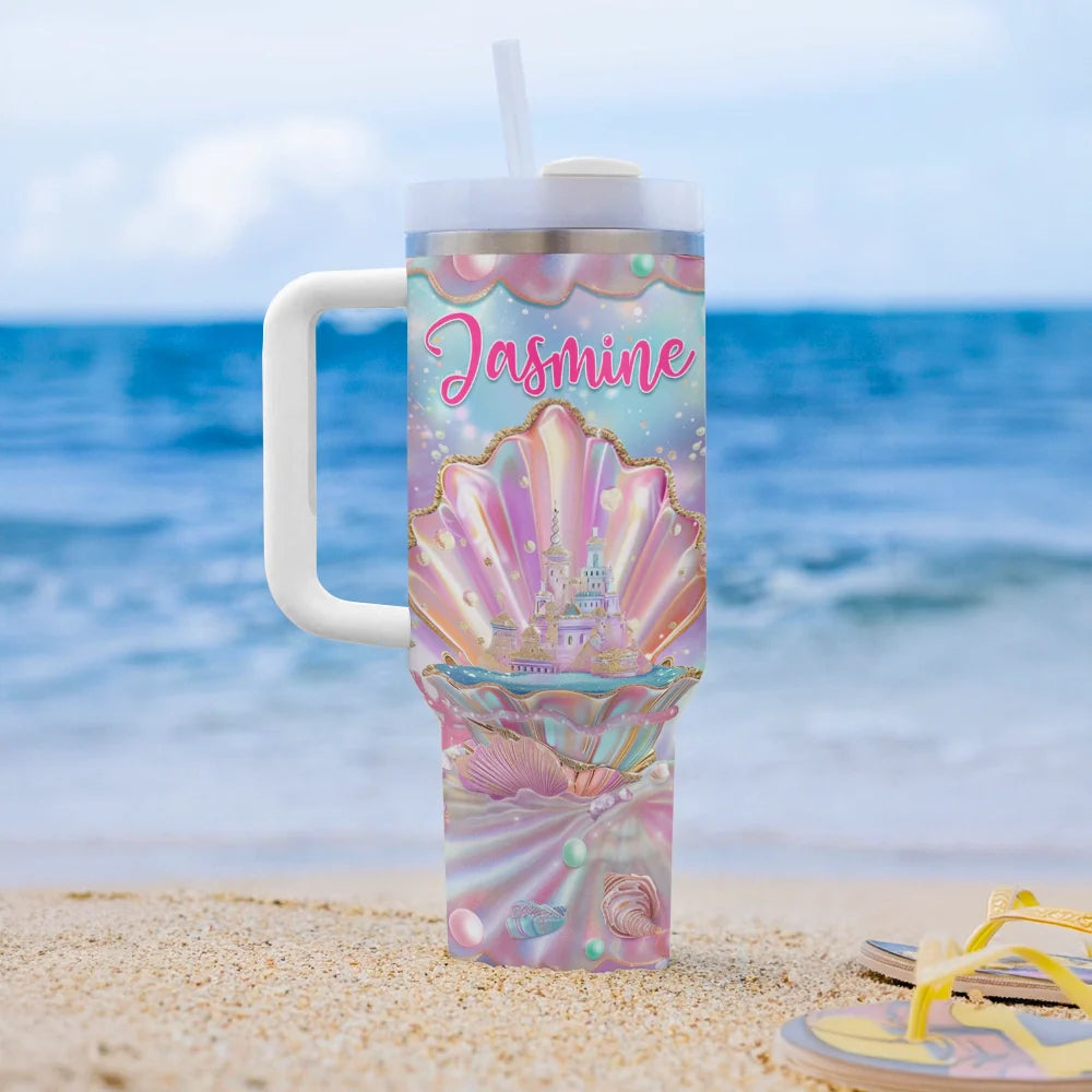 Mermaid Custom Stanley Cup 40 oz 30 oz Tumbler With Handle
