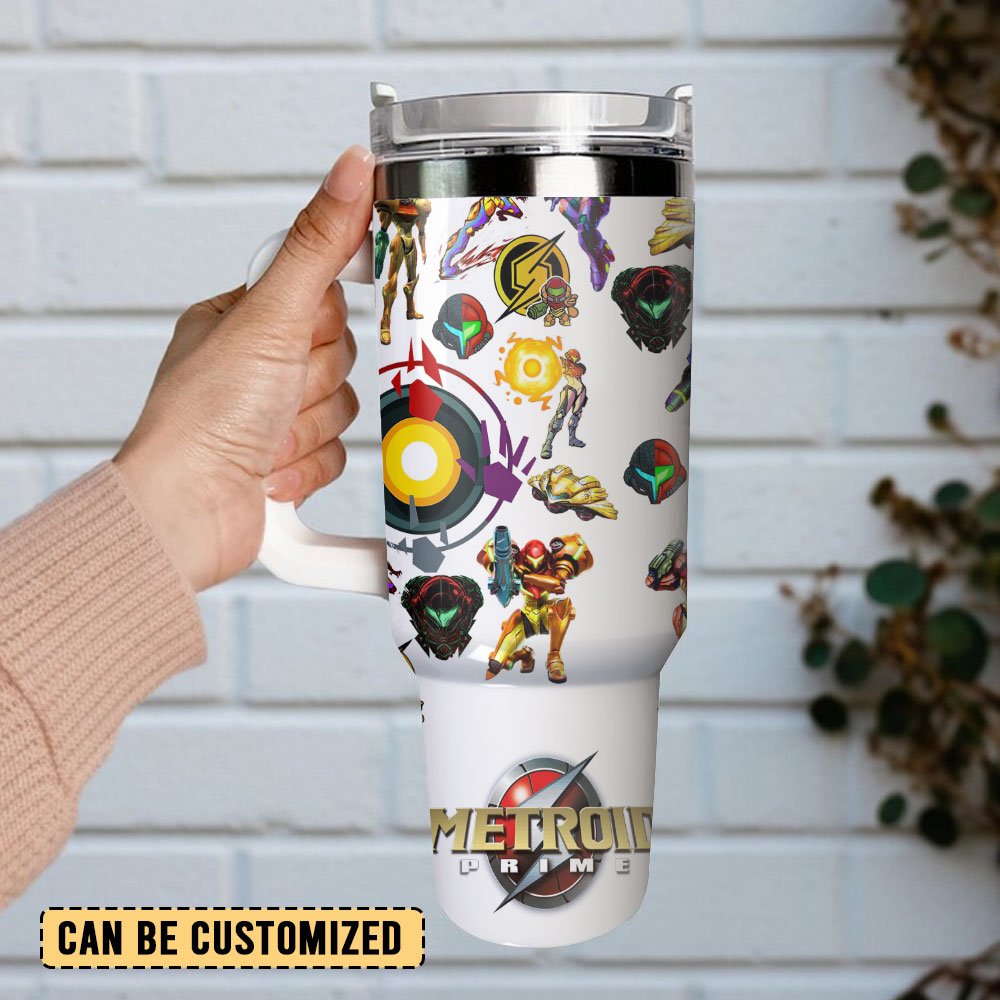 Metroid Prime Games Custom Stanley Cup 40 oz 30 oz Tumbler With Handle
