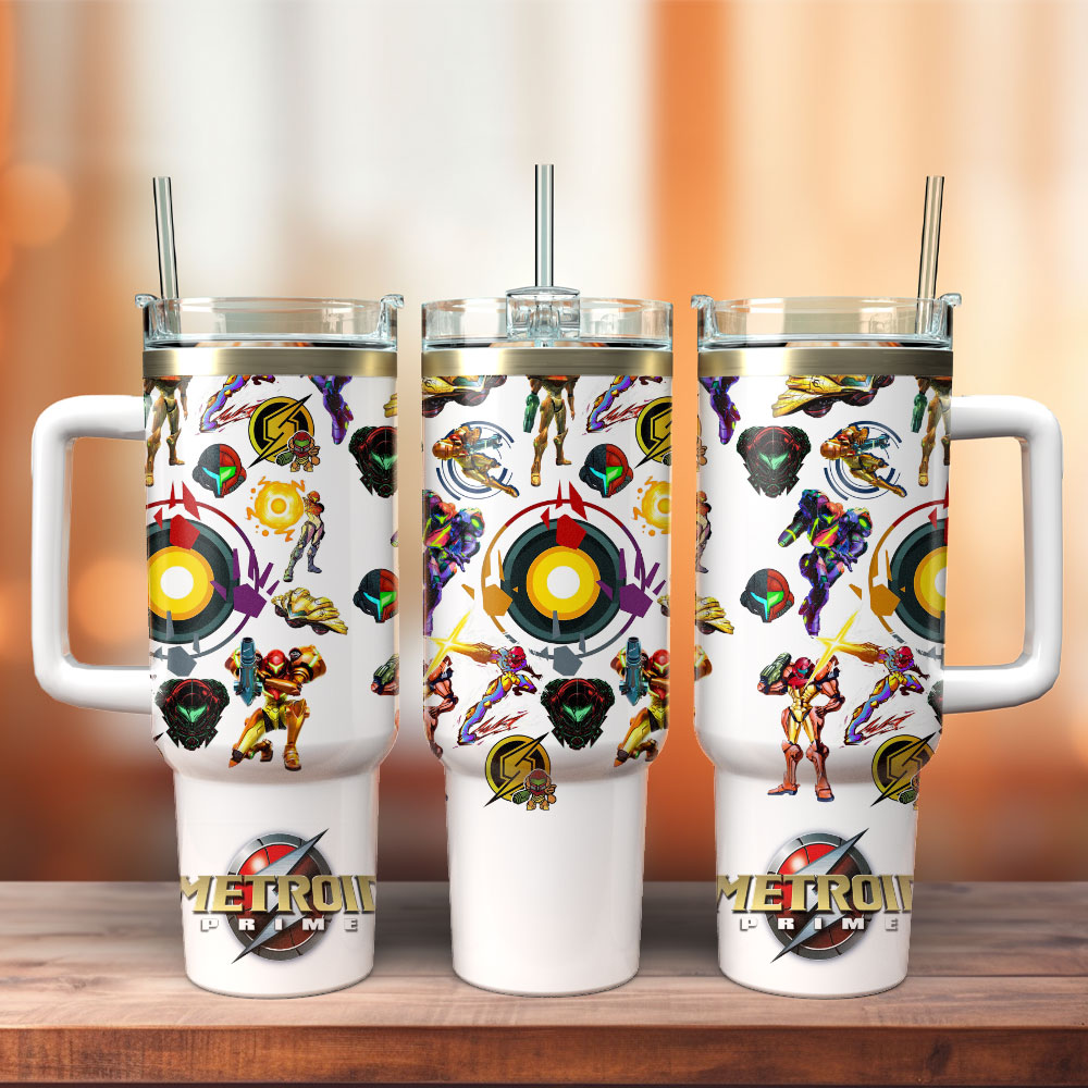 Metroid Prime Games Custom Stanley Cup 40 oz 30 oz Tumbler With Handle