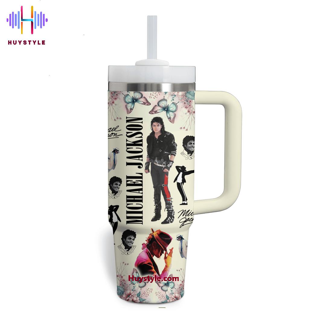 Michael Jackson Music Custom Stanley Cup 40 oz 30 oz Tumbler With Handle
