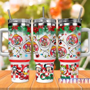Mickey Mouse Christmas Custom Stanley Cup 40 oz 30 oz Tumbler With Handle