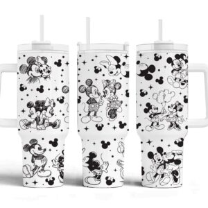 Mickey Mouse Disney Cartoon Custom Stanley Cup 40 oz 30 oz Tumbler With Handle