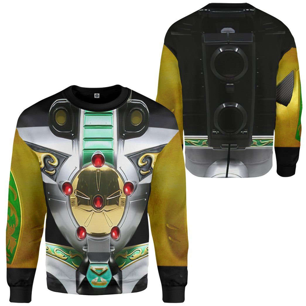 Mighty Morphin Power Rangers Dragonzord Costume Hoodie Sweatshirt T-Shirt Sweatpants Tracksuit - Stormmerch Exclusive