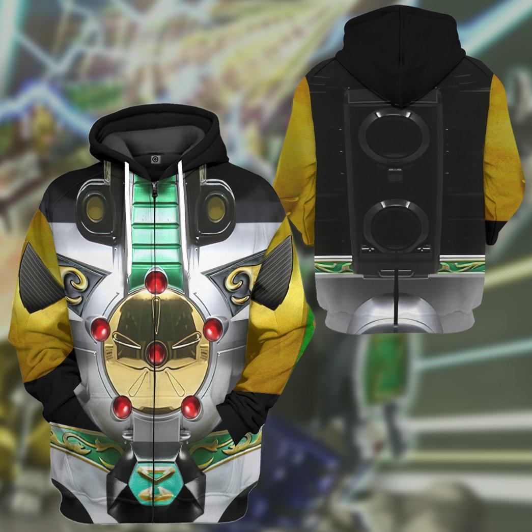 Mighty Morphin Power Rangers Dragonzord Costume Hoodie Sweatshirt T-Shirt Sweatpants Tracksuit - Stormmerch Exclusive