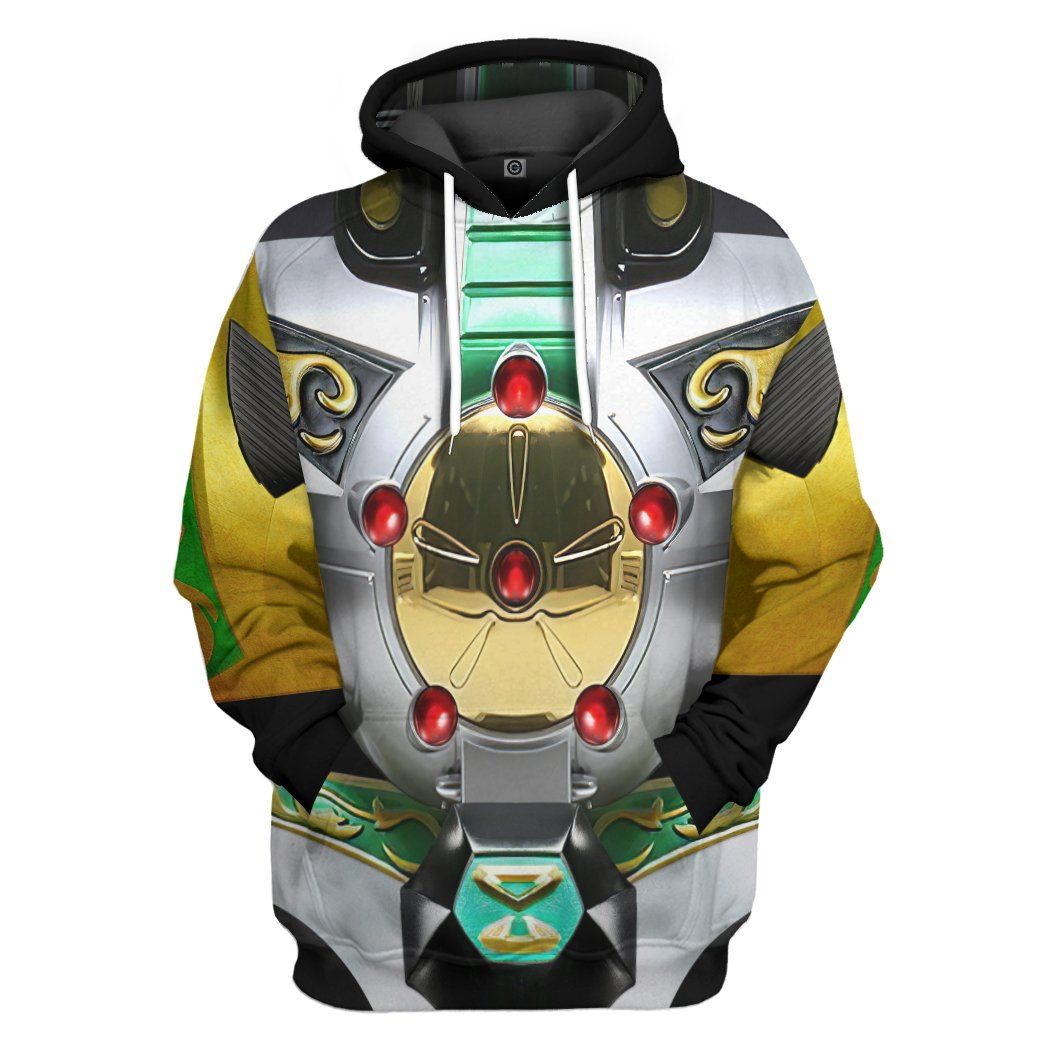 Mighty Morphin Power Rangers Dragonzord Costume Hoodie Sweatshirt T-Shirt Sweatpants Tracksuit - Stormmerch Exclusive