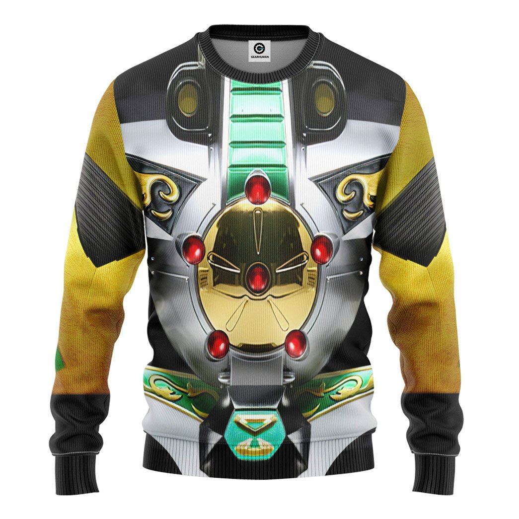 Mighty Morphin Power Rangers Dragonzord Costume Hoodie Sweatshirt T-Shirt Sweatpants Tracksuit - Stormmerch Exclusive