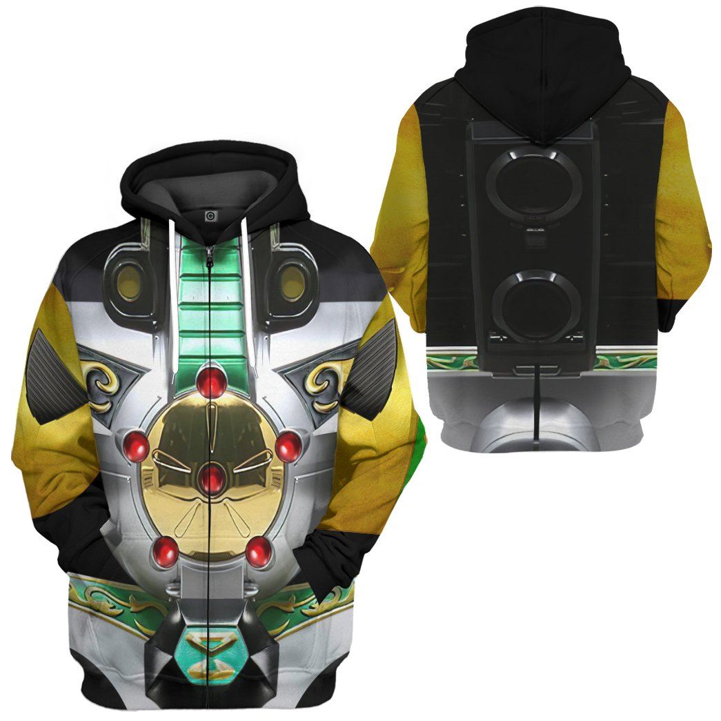 Mighty Morphin Power Rangers Dragonzord Costume Hoodie Sweatshirt T-Shirt Sweatpants Tracksuit - Stormmerch Exclusive