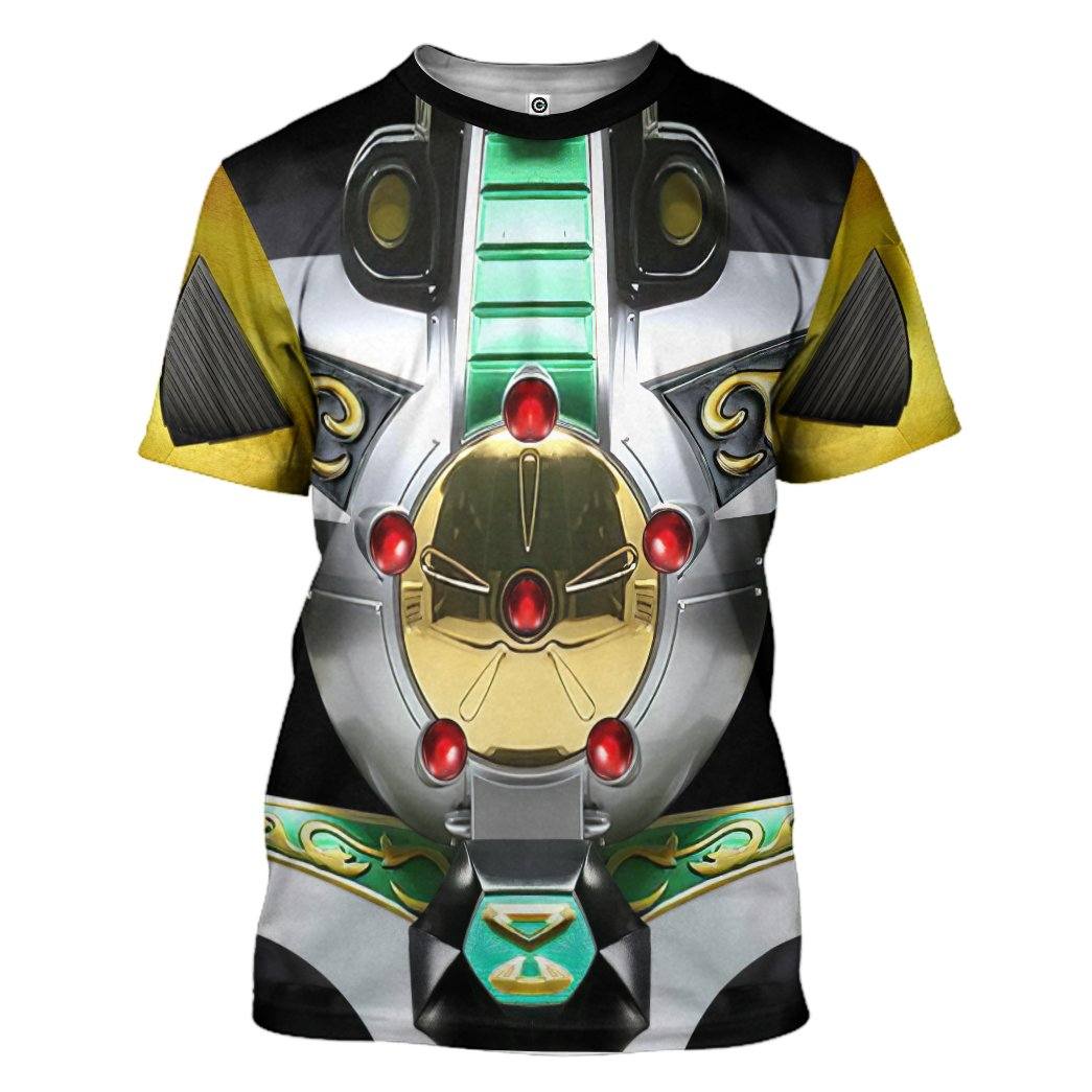 Mighty Morphin Power Rangers Dragonzord Costume Hoodie Sweatshirt T-Shirt Sweatpants Tracksuit - Stormmerch Exclusive