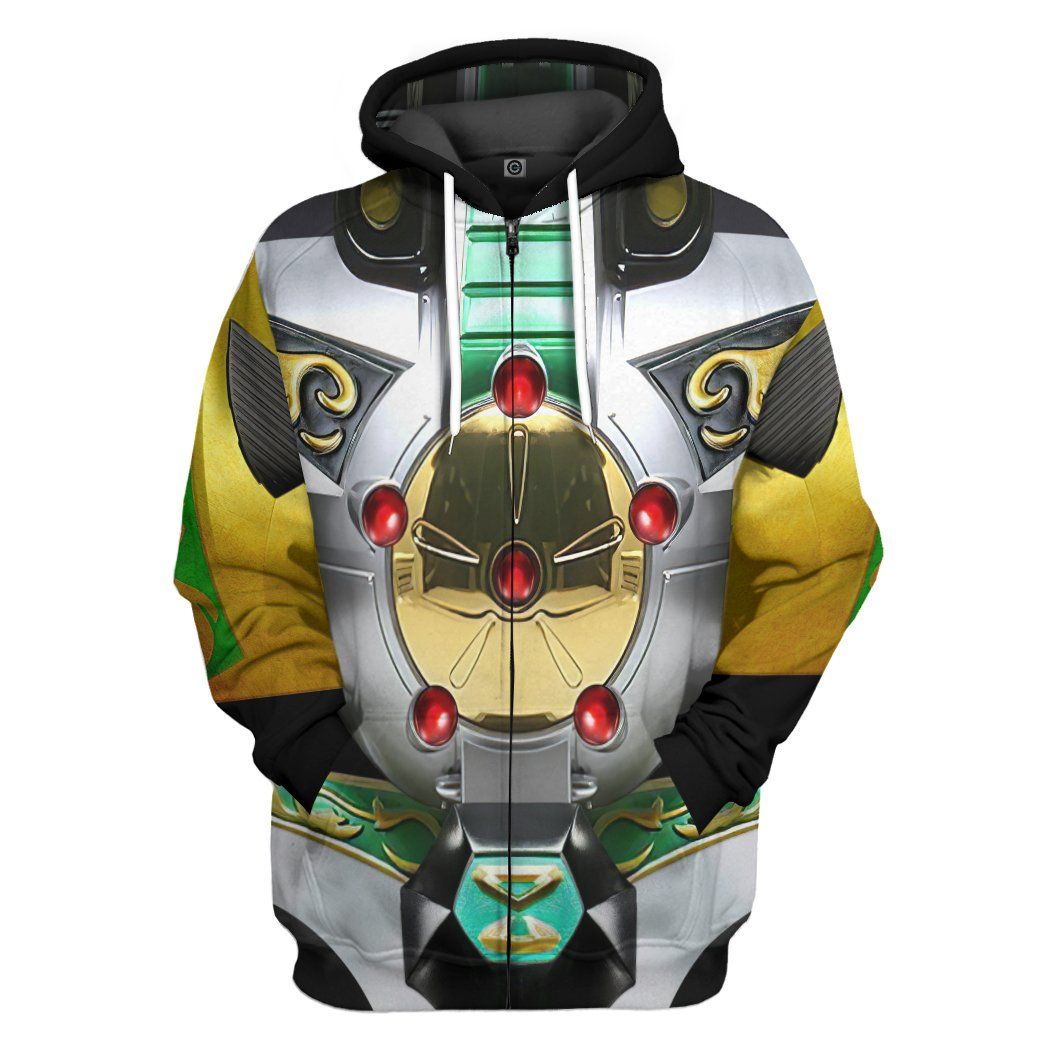 Mighty Morphin Power Rangers Dragonzord Costume Hoodie Sweatshirt T-Shirt Sweatpants Tracksuit - Stormmerch Exclusive