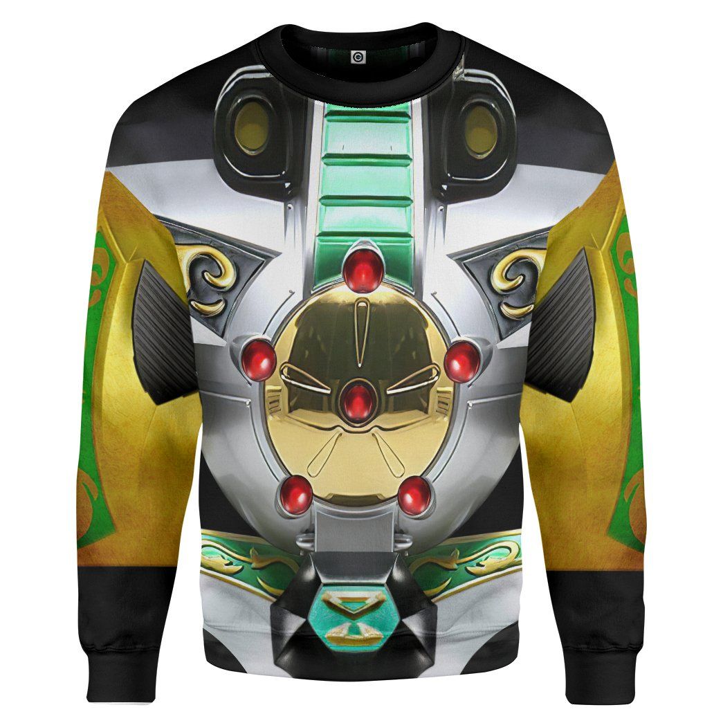 Mighty Morphin Power Rangers Dragonzord Costume Hoodie Sweatshirt T-Shirt Sweatpants Tracksuit - Stormmerch Exclusive