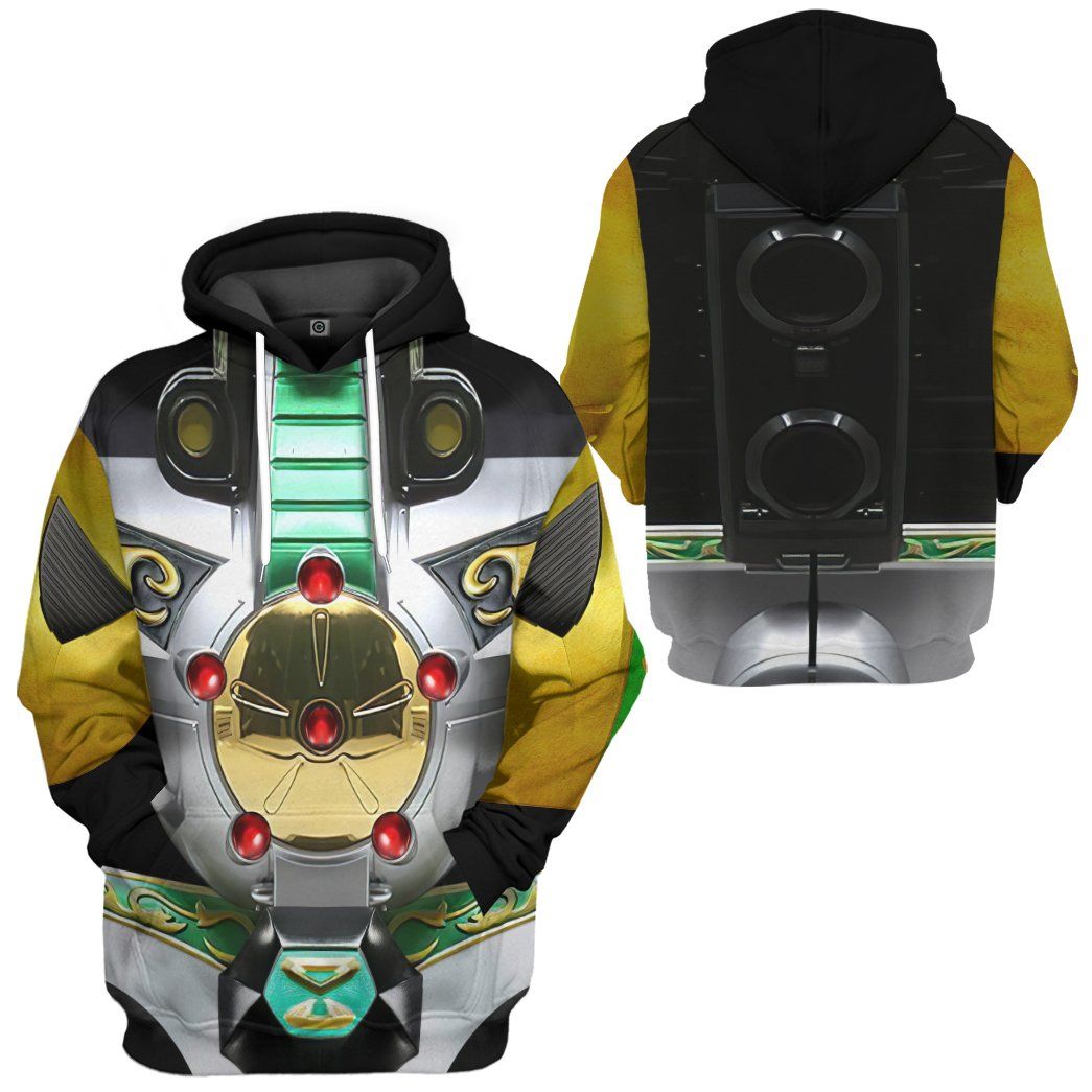 Mighty Morphin Power Rangers Dragonzord Costume Hoodie Sweatshirt T-Shirt Sweatpants Tracksuit - Stormmerch Exclusive