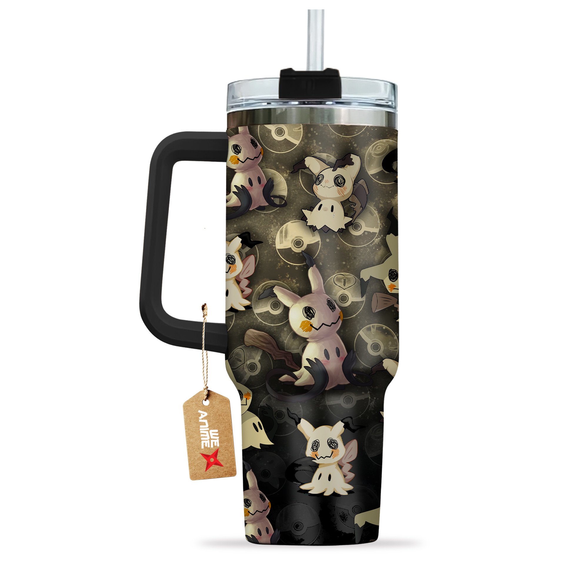 Mimikyu Pokemon Anime Custom Stanley Cup 40 oz 30 oz Tumbler With Handle