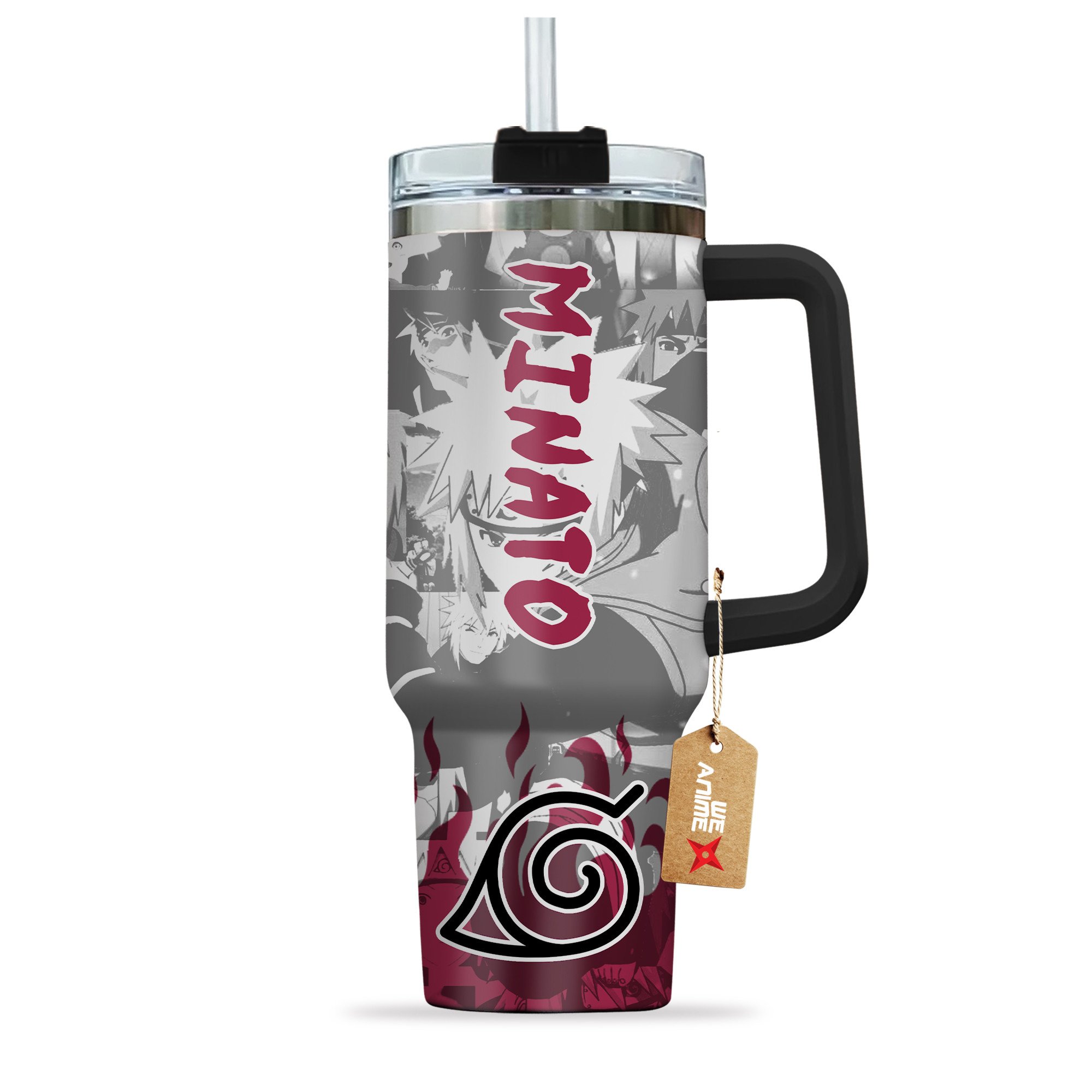 Minato Namikaze Naruto Anime Custom Stanley Cup 40 oz 30 oz Tumbler With Handle
