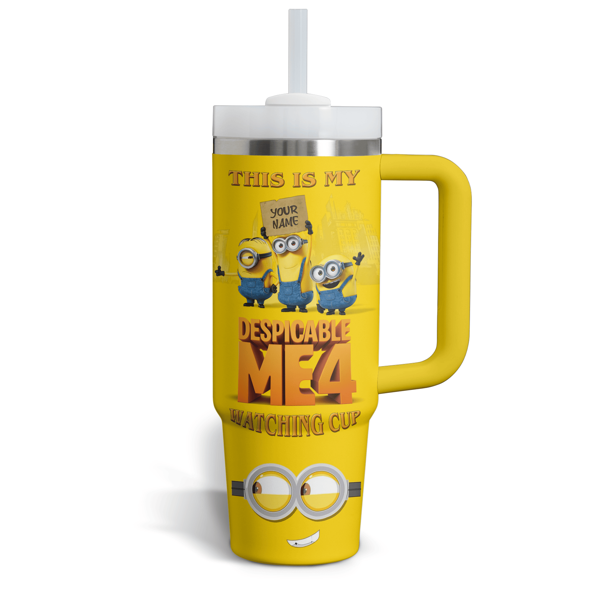 Minions Cartoon Custom Stanley Cup 40 oz 30 oz Tumbler With Handle