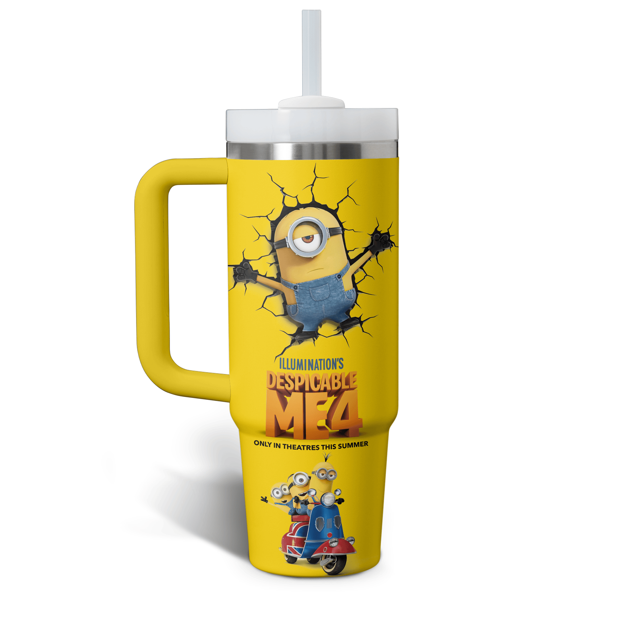 Minions Cartoon Custom Stanley Cup 40 oz 30 oz Tumbler With Handle