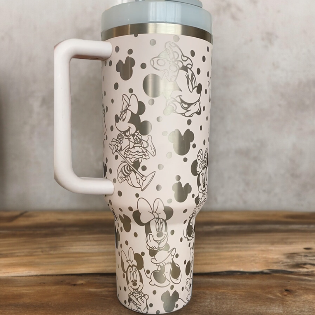Minnie Mouse Cartoon Custom Stanley Cup 40 oz 30 oz Tumbler With Handle