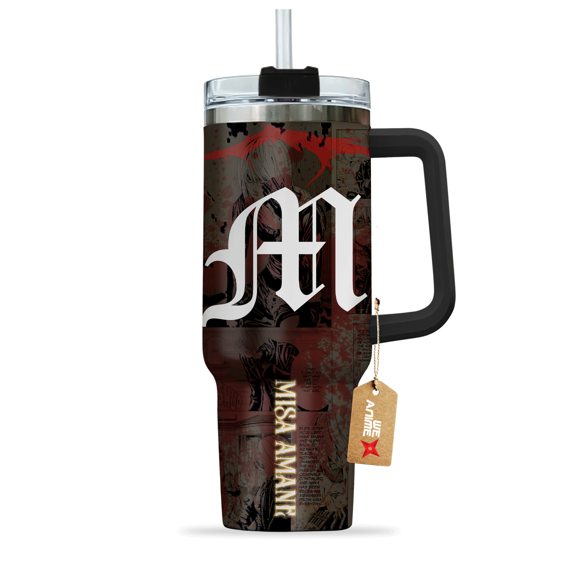 Misa Amane Death Note Anime Custom Stanley Cup 40 oz 30 oz Tumbler With Handle