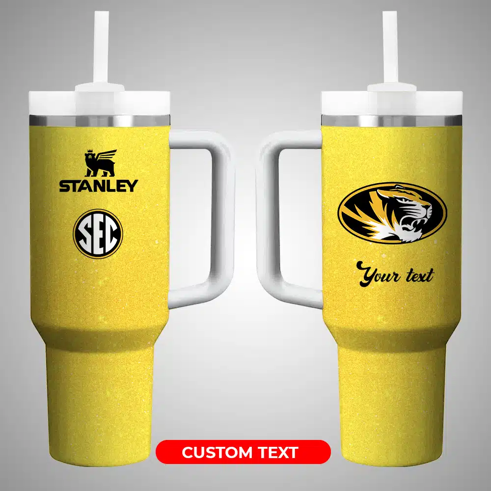Missouri Tigers NCAA Custom Stanley Cup 40 oz 30 oz Tumbler With Handle