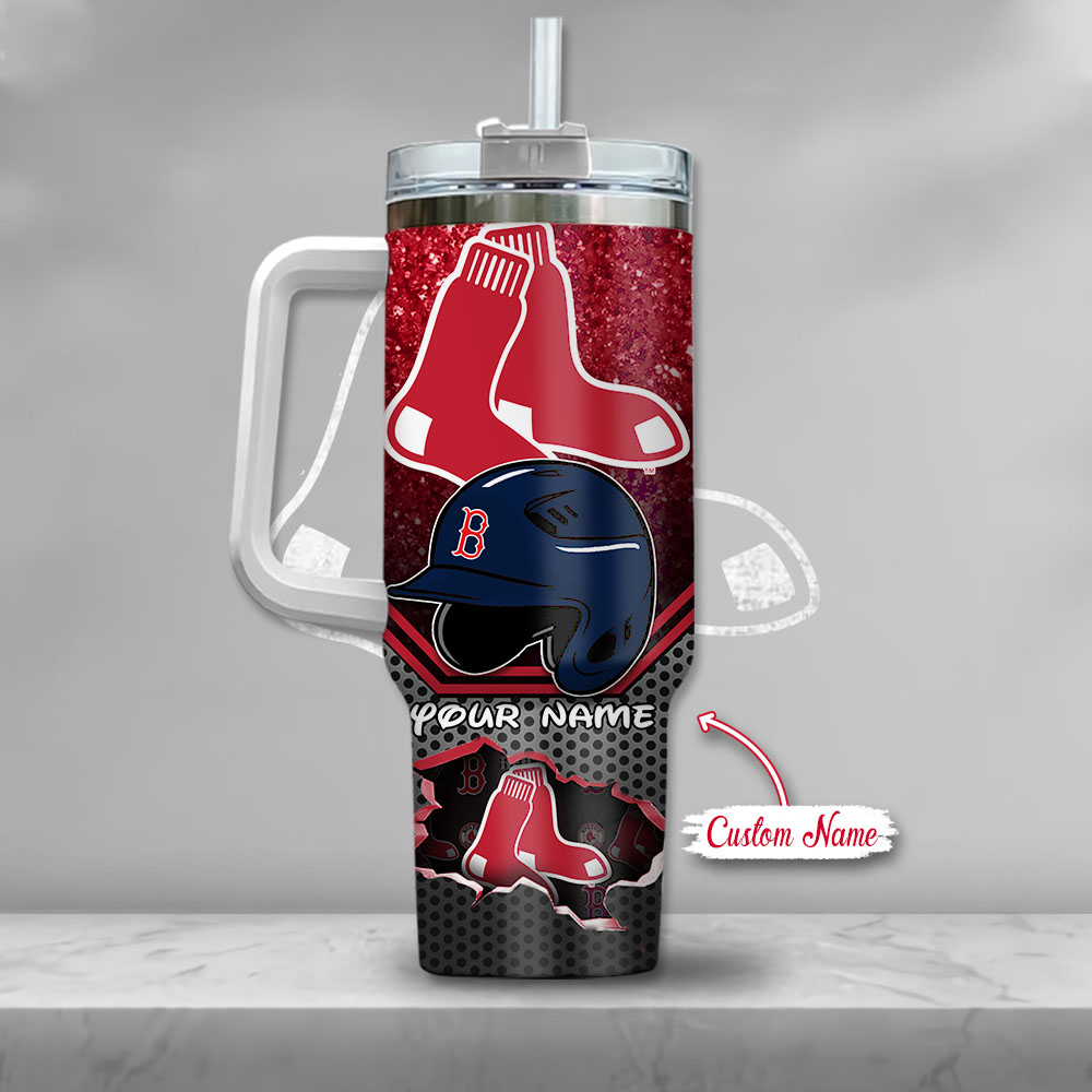 MLB Boston Red Sox Mickey Mouse Custom Stanley Cup 40 oz 30 oz Tumbler With Handle