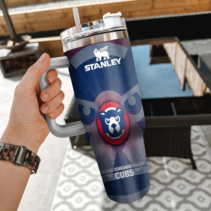 MLB Chicago Cubs Custom Stanley Cup 40 oz 30 oz Tumbler With Handle