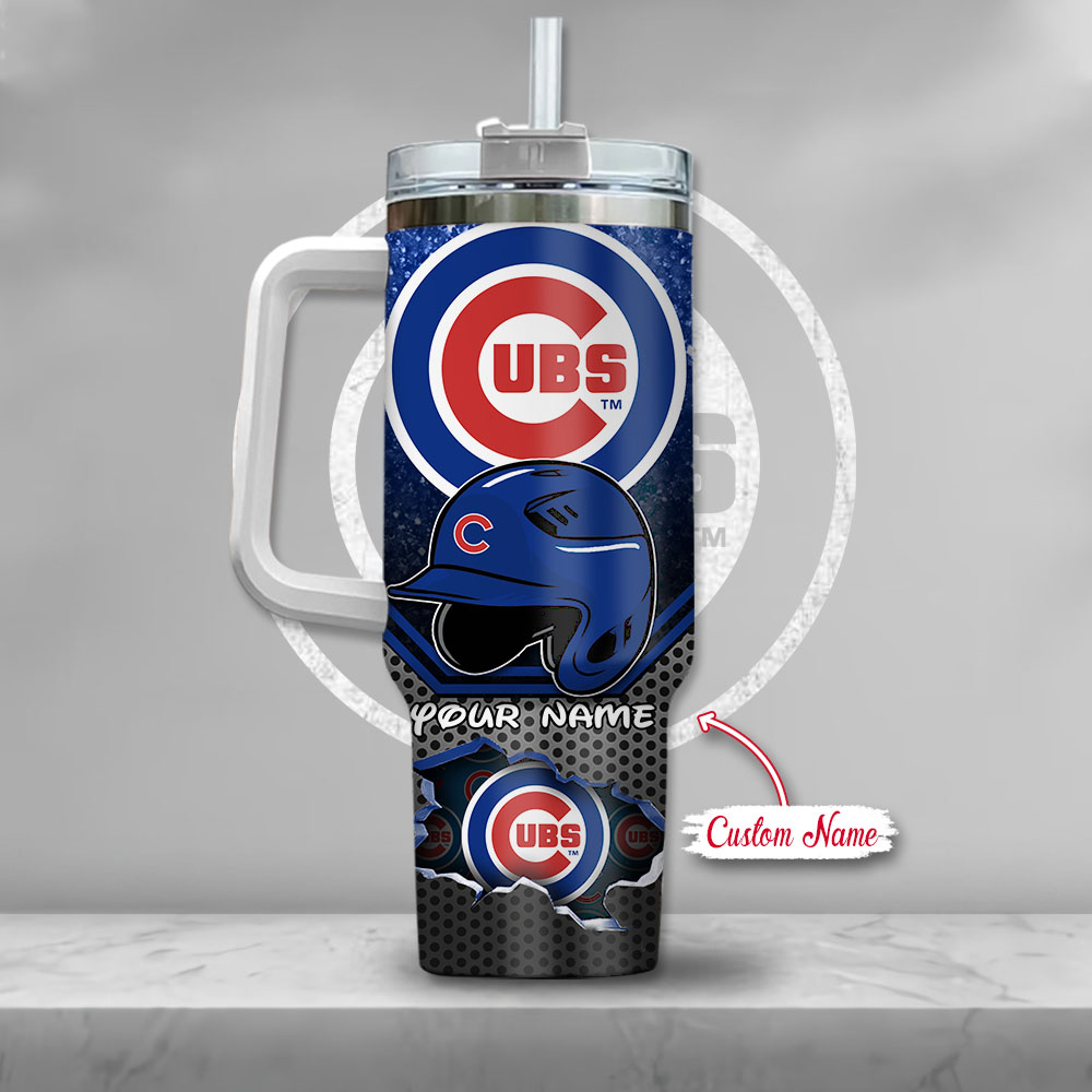 MLB Chicago Cubs Mickey Mouse Custom Stanley Cup 40 oz 30 oz Tumbler With Handle
