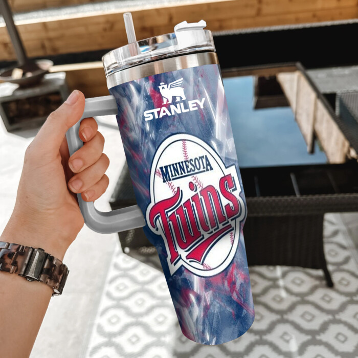 MLB Minnesota Twins Custom Stanley Cup 40 oz 30 oz Tumbler With Handle