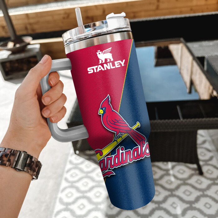 MLB St Louis Cardinals Custom Stanley Cup 40 oz 30 oz Tumbler With Handle