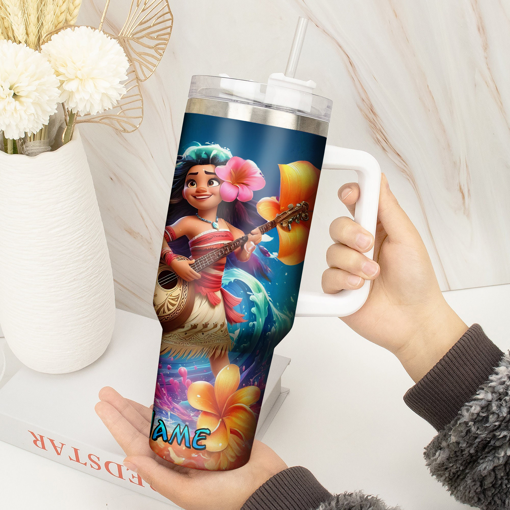 Moana Movies Custom Stanley Cup 40 oz 30 oz Tumbler With Handle